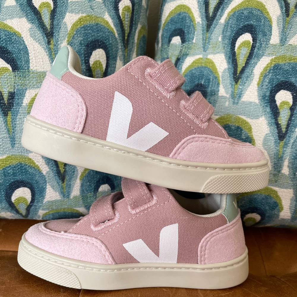 Veja pink sneakers.